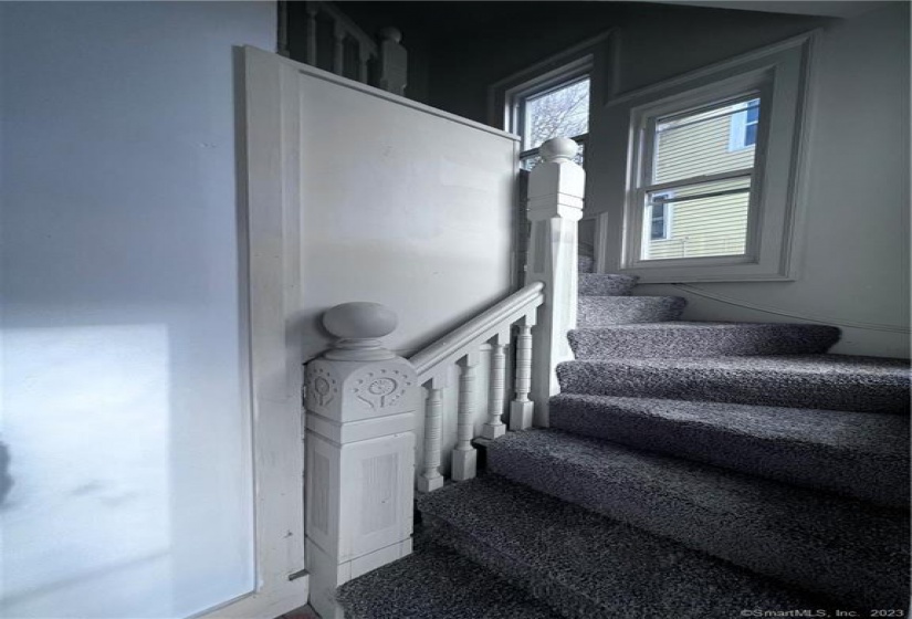up stairs to 2nd floor